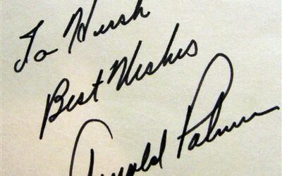 R.I.P. Arnold Palmer- Sweet Story about his Handwriting